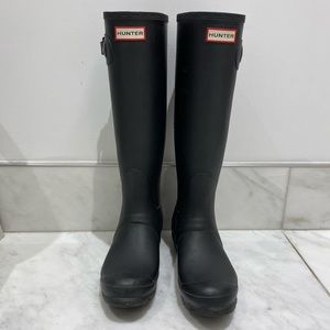 Women’s Tall Black Hunter Rain boots